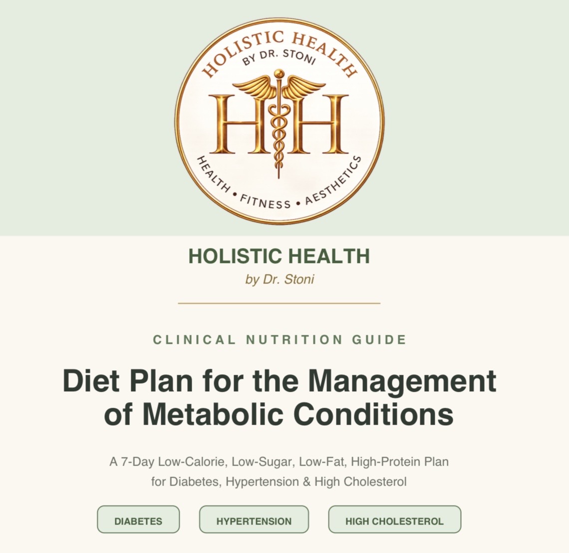Metabolic Conditions & Diabetes Plan